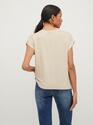 Vila 14059563/Cement Ellette SS satin top NOOS