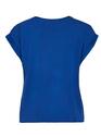 Vila 14059563/Mazarine Blue Ellette SS satin top NOOS