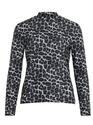 Vila 14066134/Glacier Gray Leoa LS high neck top NOOS