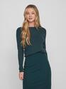 Vila 14084325/Ponderosa Pine Comfy o-neck LS knit top NOOS