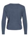 Vila 14084325/Vintage Indigo Comfy o-neck LS knit top NOOS