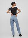 Vila 14084730/Light Blue Denim Kelly Jaf HW straight Jeans 32