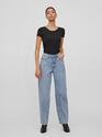 Vila 14084730/Light Blue Denim Kelly Jaf HW straight Jeans 32