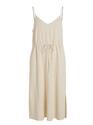 Vila 14086506/Super Light Natural Melange Filia v-neck singlet dress