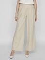 Vila 14089679/Feather Gray Jolanda HW pleated pants NOOS