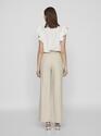 Vila 14089679/Feather Gray Jolanda HW pleated pants NOOS