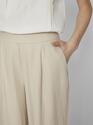 Vila 14089679/Feather Gray Jolanda HW pleated pants NOOS
