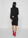 Vila 14094192/Black Beauty Ostria roll neck LS dress NOOS