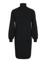Vila 14094192/Black Beauty Ostria roll neck LS dress NOOS