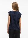 Vila 14104240/Navy Blazer Nayla o-neck S/L top