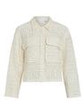 Vila 14105211/Birch Merinda crochet LS cardigan