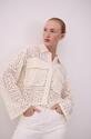 Vila 14105211/Birch Merinda crochet LS cardigan