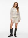 Vila 14105211/Birch Merinda crochet LS cardigan