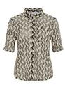 Vila 14105667/Black Beauty Birch Lupina o-neck 2/4 shirt