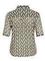 Vila 14105667/Black Beauty Birch Lupina o-neck 2/4 shirt