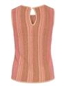 Vila 14105874/Aurora Red Melvina o-neck SL glitter top