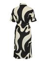 Vila 14107001/Black Beauty Zeya zera 2/4 midi shirt dress