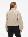 Vila 14107560/Natural Melange Balou LS short jacket
