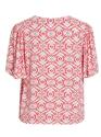 Vila 14109538/Snow White Kikki v-neck 2/4 top