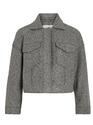 Vila 14110806/Medium Grey Melange Franca LS jacket