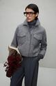 Vila 14110806/Medium Grey Melange Franca LS jacket