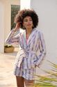 Ydence HSS2501/1113 Denim Blue/Pink stripe Ilonka Kimono