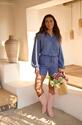 Ydence HSS2525/169 Denim Blue Fenna Blouse