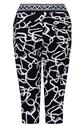 Zoso Fiona/000-0016 Black-White Print Travel Capri