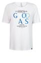 Zoso Sunset/0016-1010 White-StrongBlue T-shirt met print