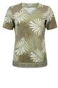 Zoso Wendy/Green Print travel blouse-top