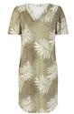 Zoso Yvonne/Green Print travel dress