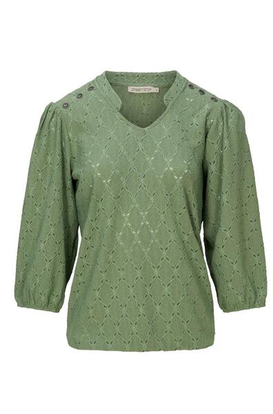 Dreamstar Z25-116/Khaki Babs Top broderie