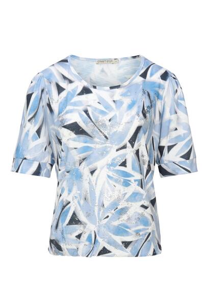 Dreamstar Z25-327/Blue mix Cherie top halftone print