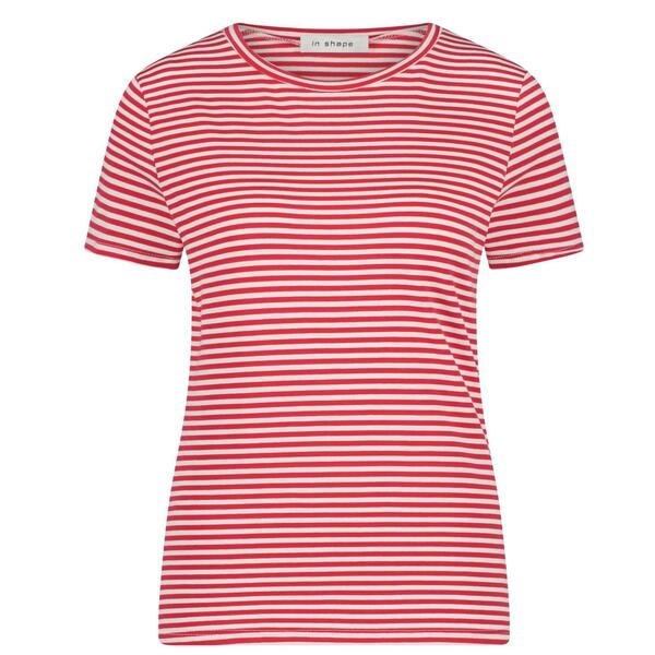 In Shape INS2401029/636 Raspberry Casey streep t-shirt