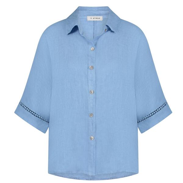 In Shape INS2501080/210 Light Blue Femme Solid Blouse