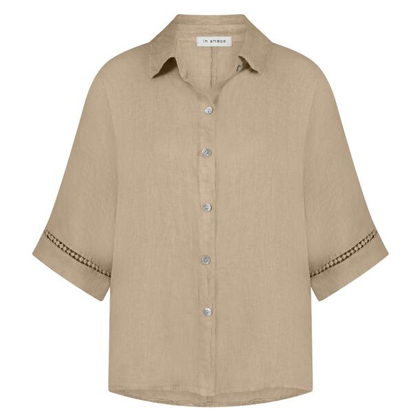 In Shape INS2501080/820 Sand Femme Solid Blouse