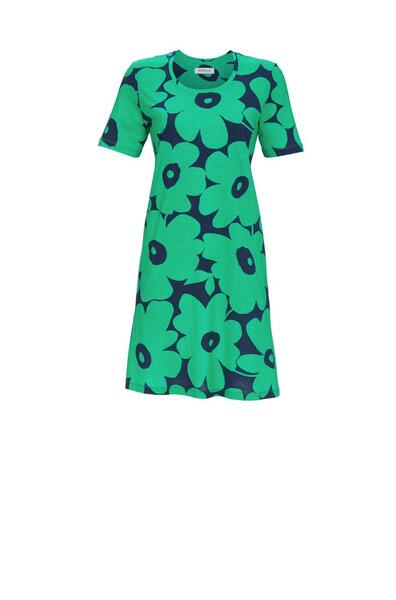 Ringella 5211002/501 Smaragd Nachthemd met bloemprint