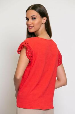 Batida 1477/Red Uni strikblouse