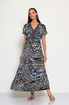 Batida 1986/Big Curves Lange print jurk