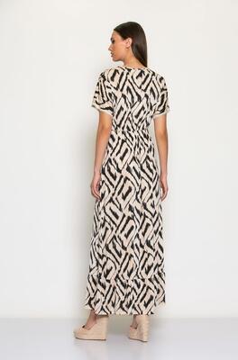 Batida 1986/Black Sand Lange print jurk