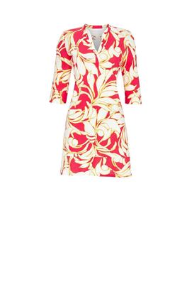 Bloomy 5251004/300 Rot Tuniek Nachthemd met 3/4 mouw
