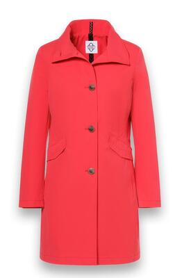 District LM13430251/348 Coral Laguna gladde trencecoat