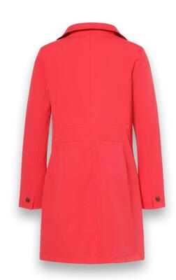 District LM13430251/348 Coral Laguna gladde trencecoat