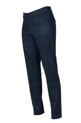 Dreamstar W25-109/Indigo Mikado  broek punta print