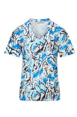 Dreamstar Z25-137/Blue Mix Ploom Top swirl print