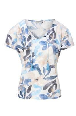 Dreamstar Z25-238/Indigo Mix Debra top print &  Foil