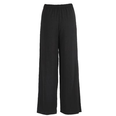 Enjoy Womenswear 127256/091 Zwart Dunne broek met overslag