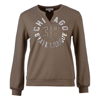 Enjoy Womenswear 183104/541 Taupe Sweater chicago