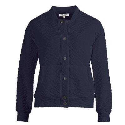 Enjoy Womenswear 183333/195 Indigo Jasje met structuur