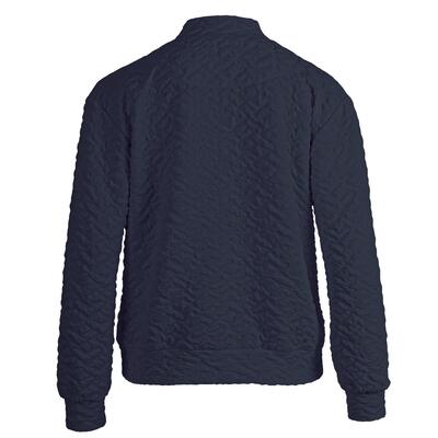 Enjoy Womenswear 183333/195 Indigo Jasje met structuur